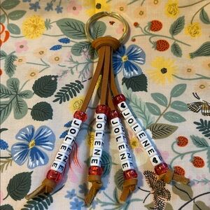 Jolene Latigo Leather Keyring